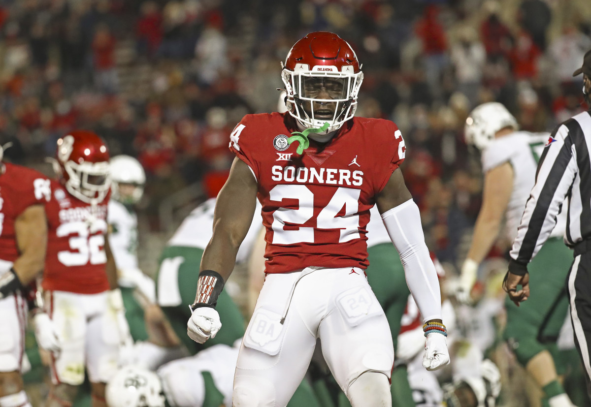 Oklahoma's Brian Asamoah II has first-round talent if he learns to play more patiently. 